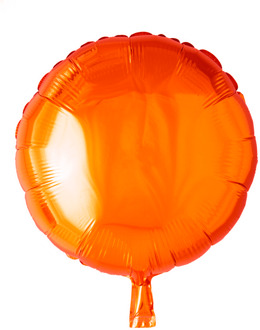 Folieballon Rond Oranje (45cm)