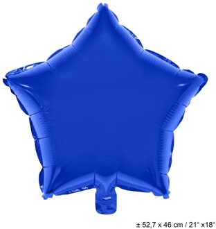 Folieballon Ster Donkerblauw - 46cm