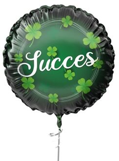 Folieballon 'Succes' Klavertje vier (45cm) Multikleur - Print