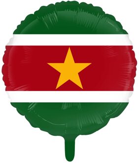 Folieballon Suriname (46cm) Multikleur - Print