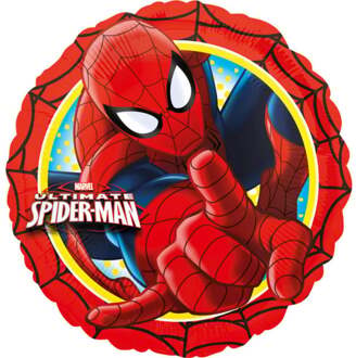 Folieballon Ultimate Spiderman 43 Cm Rood/blauw