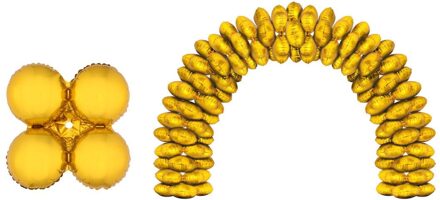 Folieballonnen Ballonnenboog Goud Rond - 10 Stuks Goud - Brons