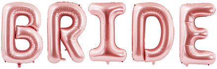 Folieballonnen groot Bride Rosé Goud