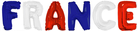 Folieballonnen Letter Set France Multikleur - Print
