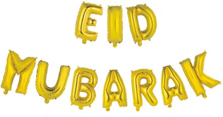 Folieballonnen set 'Eid Mubarak'