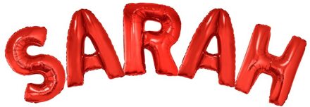 Folieballonnen Set Sarah Rood Groot Rood - Zalm