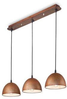 Folk - Hanglamp - Metaal - E27 - Bruin