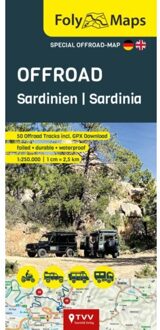 Folymaps Offroad Sardinia 1:250,000 - Foly Maps - Martin Schempp