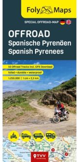 Folymaps Offroad Spanish Pyrenees 1:250,000 - Foly Maps - Martin Schempp