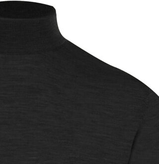 Fonda turtleneck Zwart - XXL