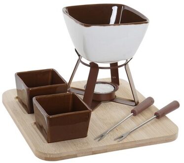 Fondue Dkd Home Decor Porselein Bamboe