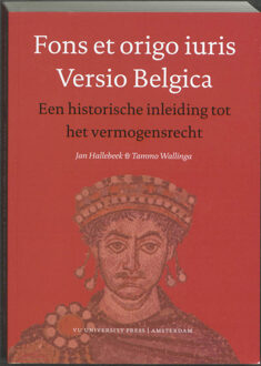 Fons et origo iuris Versio Belgica - Boek Jan Hallebeek (9086593682)
