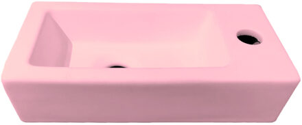 Fontein Best Design Morrano 37x18x9 cm Rechts Mat Roze