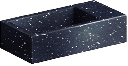 Fontein Clou Flush 3 Zonder Kraangat 36x18 cm Gerecycled Plastic Zwart