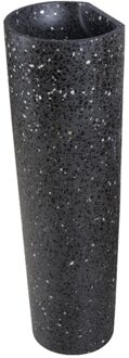 Fontein Ideavit Idea.Evo 28x28x90 cm Rond Terrazzo Donker Grijs