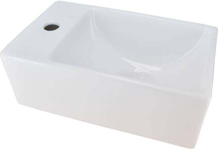 Fontein KeramischForsite Xxs Links 305X180X110 Wit Aqua Splash