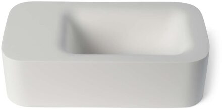 Fontein Luca Sanitair Lea 42x22x12 cm Solid Surface Zonder Kraangat Mat Wit Luca Sanitair