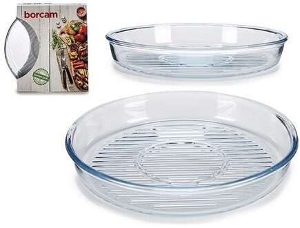 Fontein Transparant Glas Kristal (32X6X32 Cm)