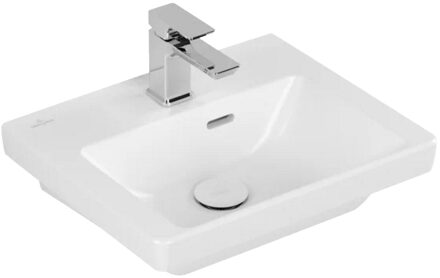 Fontein Villeroy & Boch Subway 3.0 Met CeramicPlus Met Overloop 45x37x14.5 cm Stone White Wit