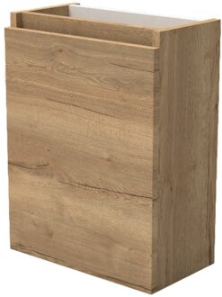 Fonteinkast Sanilux Trendline 52x40x22 cm Links Softclose Natural Oak Eiken