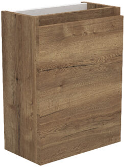 Fonteinkast Sanilux Trendline 52x40x22 cm Rechts Softclose Tabak Oak Eiken