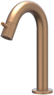 Fonteinkraan IVY Concord Gebogen Staand Model S Geborsteld Mat Koper PVD Geborsteld RVS316 Mat Koper PVD