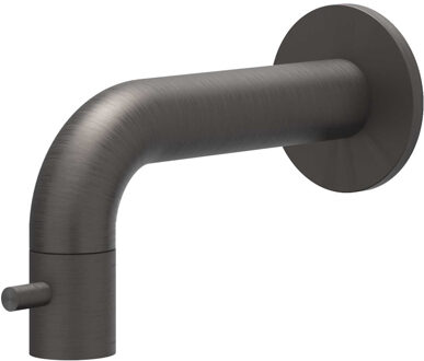 Fonteinkraan IVY Concord Wand Met Schuimstraalmond Geborsteld Carbon Black PVD Geborsteld Carbon Black PVD RVS316