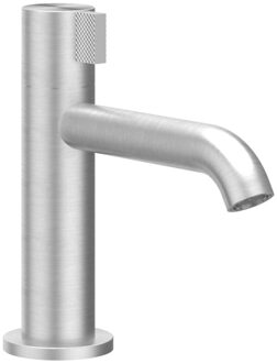 Fonteinkraan IVY Tribe Opbouw Model S Met Schuimstraalmond Geborsteld RVS316