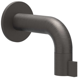 Fonteinkraan IVY Tribe Wand Met Schuimstraalmond Geborsteld Carbon Black PVD Geborsteld Carbon Black PVD RVS316