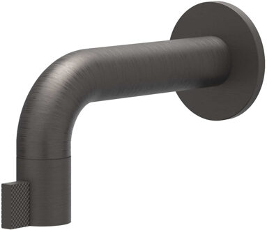 Fonteinkraan IVY Tribe Wand Met Schuimstraalmond Geborsteld Carbon Black PVD Geborsteld Carbon Black PVD RVS316