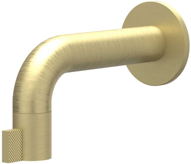 Fonteinkraan IVY Tribe Wand Met Schuimstraalmond Geborsteld Mat Goud PVD Geborsteld Mat Goud PVD RVS316