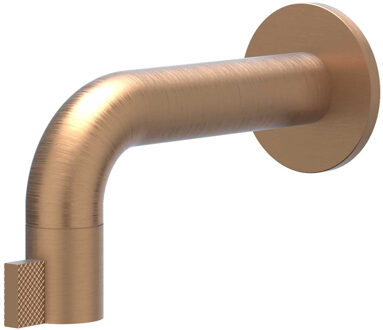 Fonteinkraan IVY Tribe Wand Met Schuimstraalmond Geborsteld Mat Koper PVD Geborsteld Mat Koper PVD RVS316