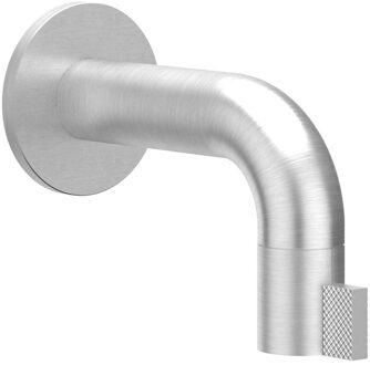 Fonteinkraan IVY Tribe Wand Met Schuimstraalmond Geborsteld RVS316