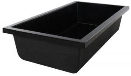 Fonteinvijver polyester rechthoekig 220x110x30cm