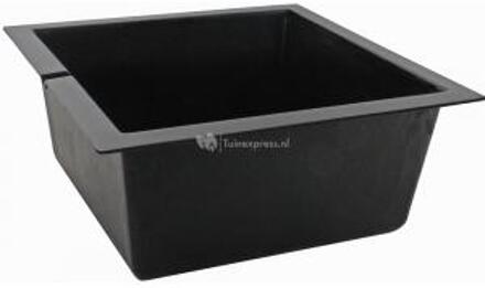 Fonteinvijver polyester vierkant 70x70x30cm