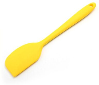 Food Grade Non Stick Boter Koken Siliconen Spatel Set Taart Schraper Cookie Pastry Schraper Taart Bakken Spatel Cake Kitchentool geel