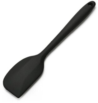 Food Grade Non Stick Boter Koken Siliconen Spatel Set Taart Schraper Cookie Pastry Schraper Taart Bakken Spatel Cake Kitchentool zwart