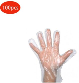 Food Grade Plastic Handschoenen Keuken Restaurant Milieuvriendelijke Lichtgewicht Hdpe Film Handschoenen Eetkamer Draagbare Schoonmaak Handschoenen