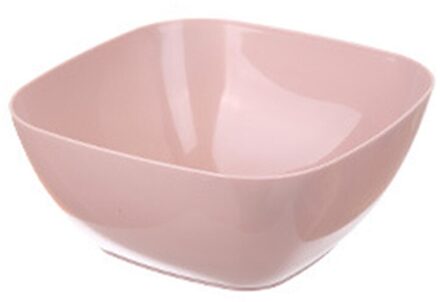 Food-Grade Plastic Kom Snack Kom Snoep Slakom Snack Opbergdoos Kom Fruitschaal Schotel Mand Keuken Benodigdheden Roze