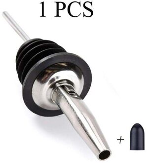 Food-Grade Roestvrij Staal Wijn Schenker Alcohol Drank Tuiten Fles Dispenser Wijn Flessenstop Met Cap Wijn Accessoires 1stk