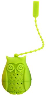 Food Grade Silicone Thee Infuser Filter Cartoon Uil Theezeefje Container Herbruikbare Theezakjes Theepotten Accessoire REME889