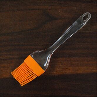 Food Grade Siliconen Borstel Bbq Grill Vloeibare Olie Borstels Keuken Gadgets Voor Cake Brood Boter Bakken Gebak Borstel Bakkerij Gereedschap B - oranje