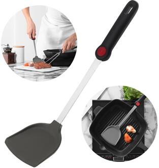 Food Grade Siliconen Spatel Keuken Spatel Rvs Handvat Siliconen Keuken Turner Koken Turner Keuken Gereedschap