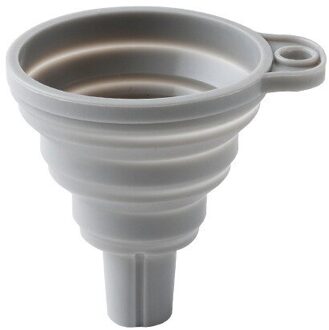 Food Grade Siliconen Trechter Vouwen Telescopische Lange Nek Trechter Huishoudelijke Vloeibare Dispenser Vloeibare Vulling Gereedschap Keuken Tool grijs