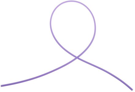 Food Grade Siliconen Tube Hoge En Lage Temperatuur Weerstand Smaakloos Niet-toxisch Transparant Tuinslang 1M 4Mm X 6Mm Paars