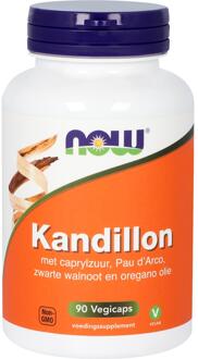 Foods - Kandillon - Met Caprylzuur, Pau d'Arco, Zwarte Walnoot en Oregano Olie - 90 Vegicaps