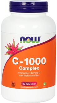Foods - Vitamine C-1000 Complex (Buffered) - Met 250 mg Bioflavonoïden - 180 Tabletten