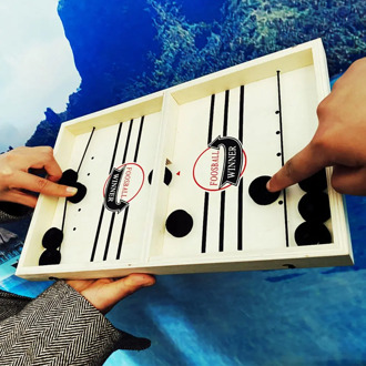 Foosball Winner Board Game Bounce Chess Eject Chess Parent-Child Interactive Chess Bounce Chess Ruffle Ball Desktop Hockey Toy