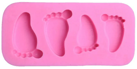 Foot Fondant Silicone Mold Diy Cake Decorating Mold Chocolate Biscuit Pudding Mold Foot Silicone Mold