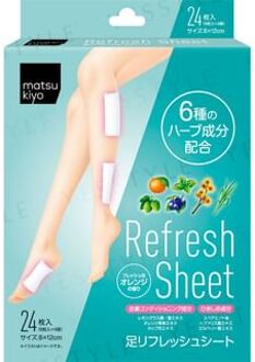 Foot Refresh Sheet 24 pcs